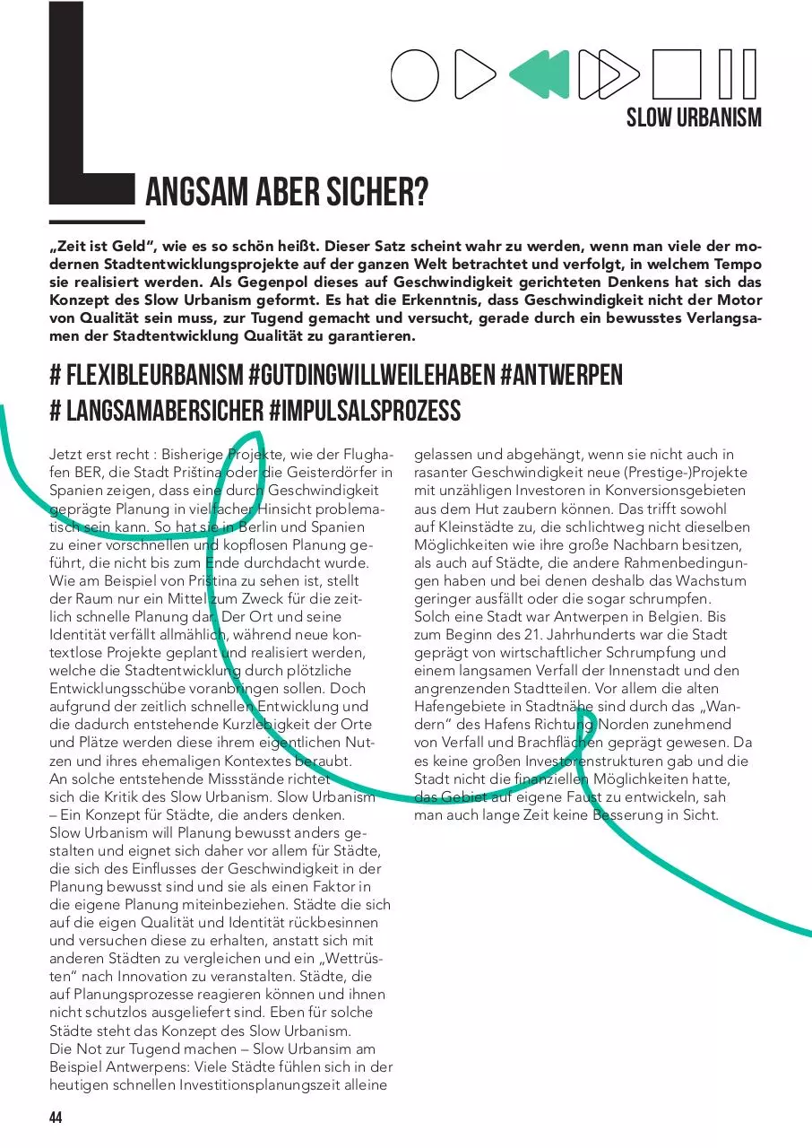 Page 1 of 4, 14 slow urbanism