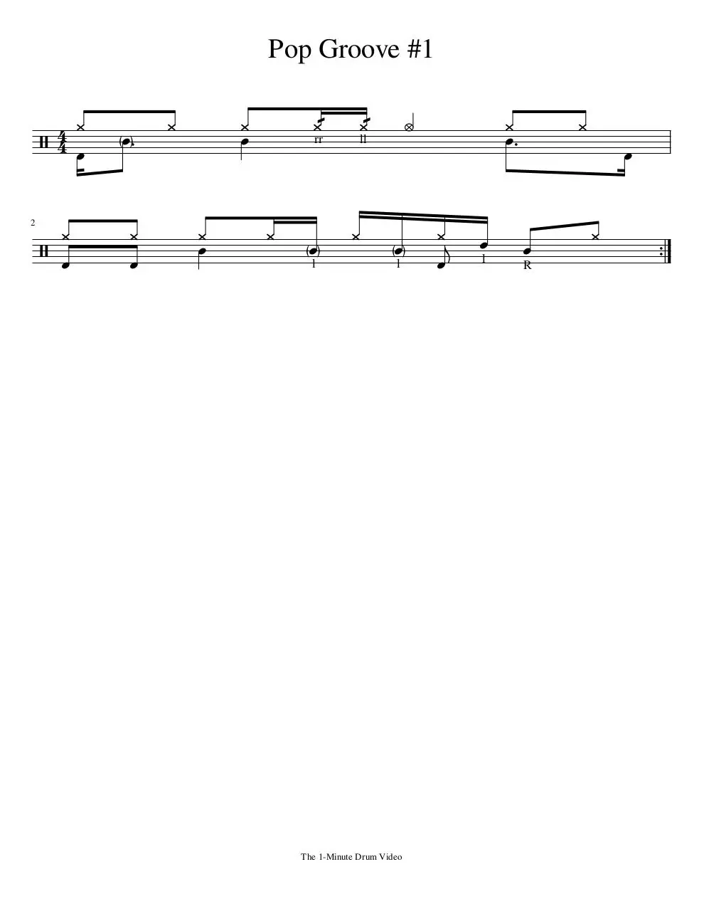 Page 1 of 1, 1MDV Pop Groove #1