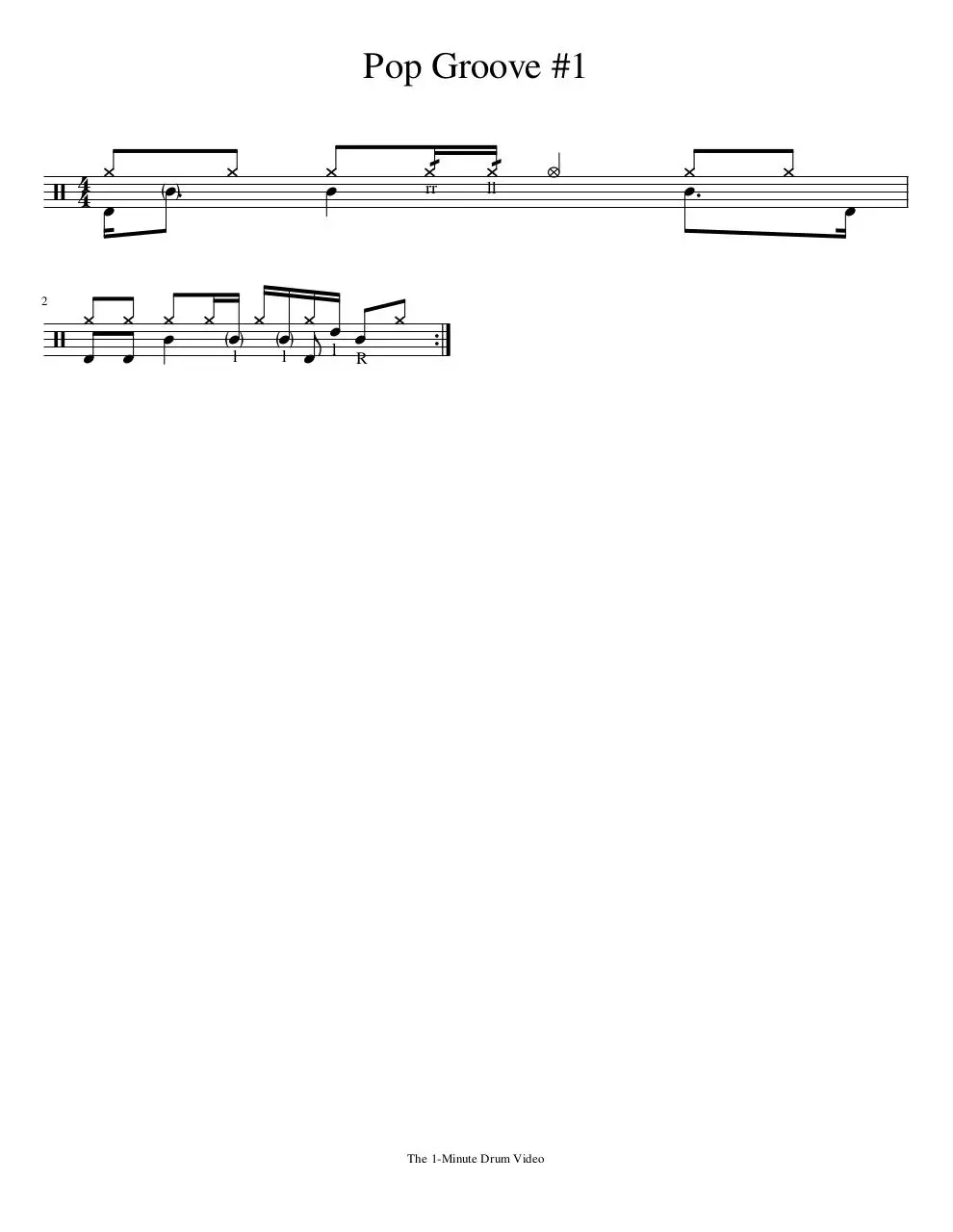 Page 1 of 1, 1MDV Pop Groove #1
