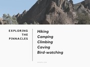 Page 3, Pinnacles National Park's Rock strewn Crests
