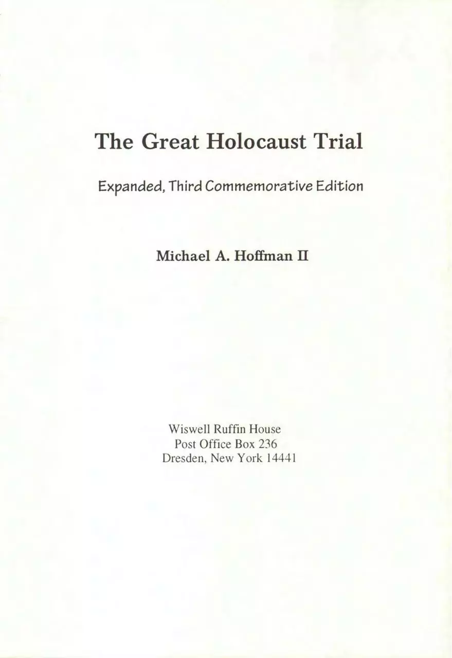 Page 3 of 146, The Great Holocaust Trials