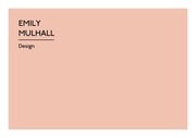 Page 1, Emily Mulhall Portfolio