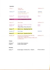 Page 3, 2017 MENS GOLF FIXTURES