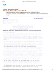 Page 1, CFR Code of Federal Regulations Title 21
