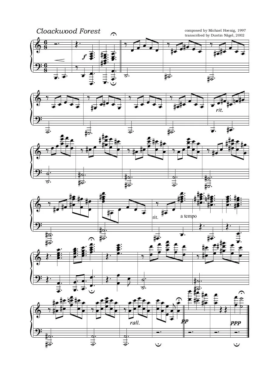 Page 1 of 1, Cloakwood Forest
