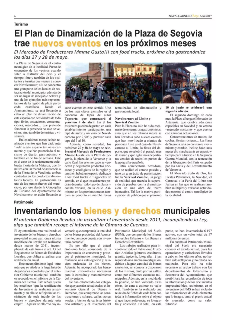 Page 4 of 12, Navalcarnero Hoy Abril 2017