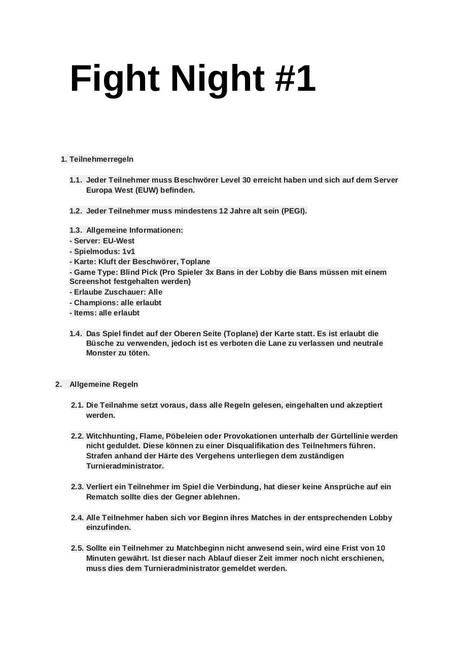 Document preview 1v1TurnierRegeln.pdf - page 1/3