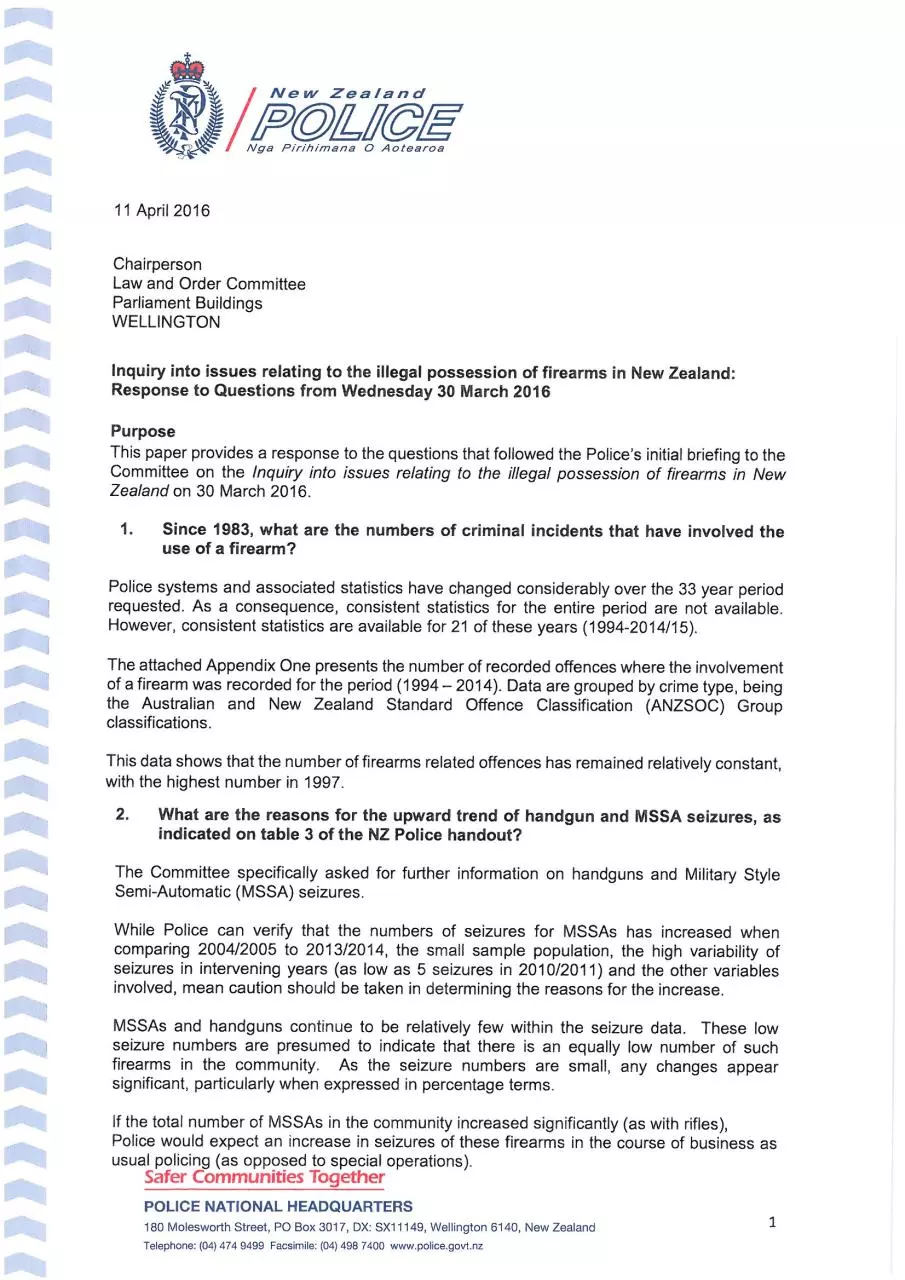 Page 1 of 11, pol3 full evidence text
