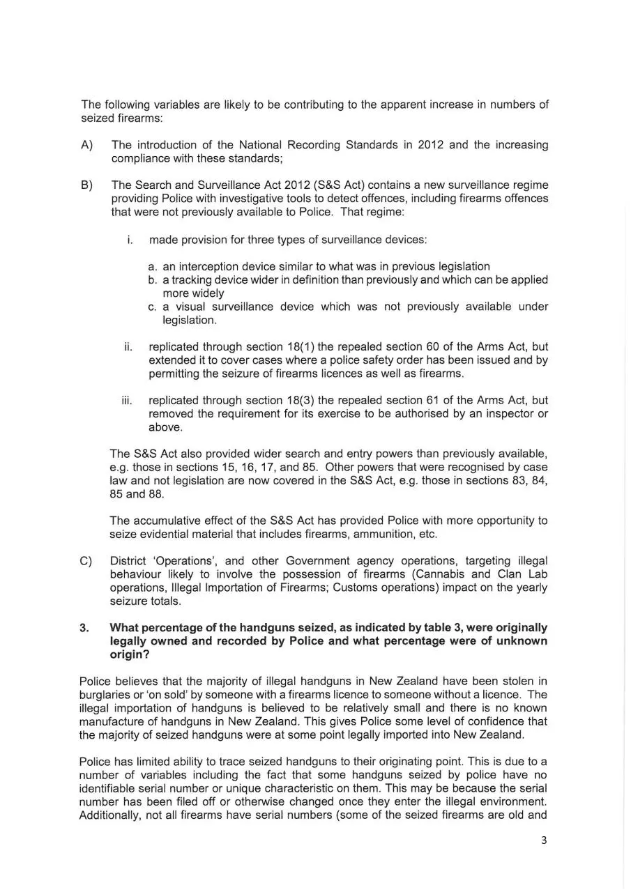 Page 3 of 11, pol3 full evidence text
