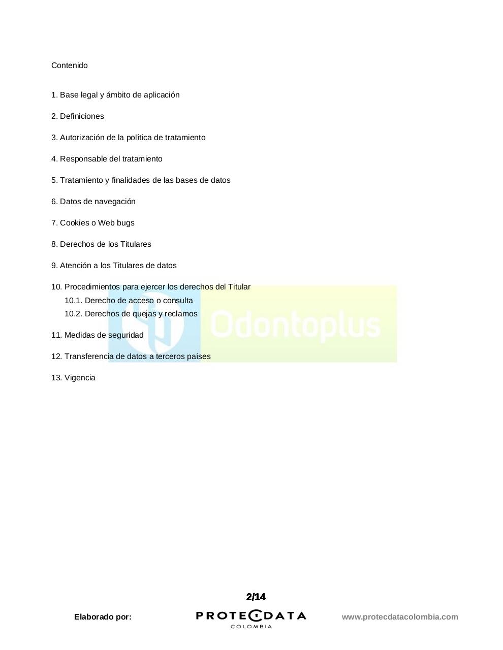 03. Manual de PolÃ­ticas Web (Politicas de Tratamiento Web).pdf - page 2/14