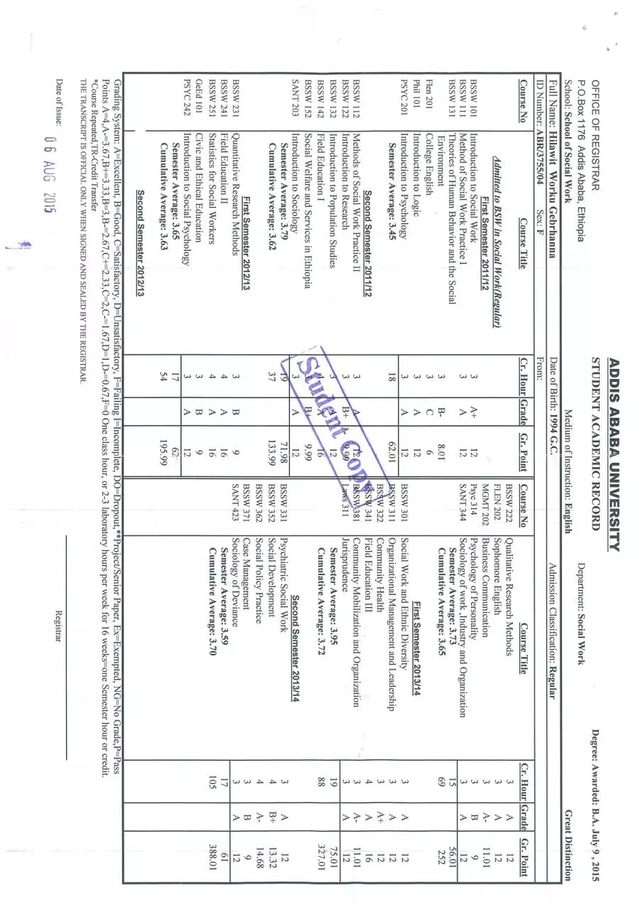 Page 1 of 2, 10. transcript