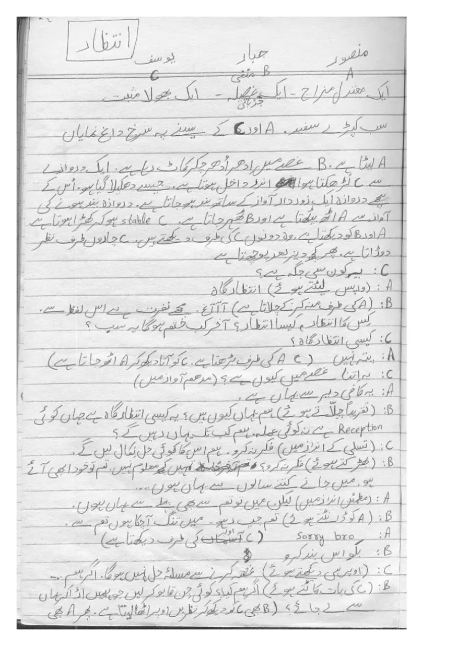 Page 1 of 6, intazar play
