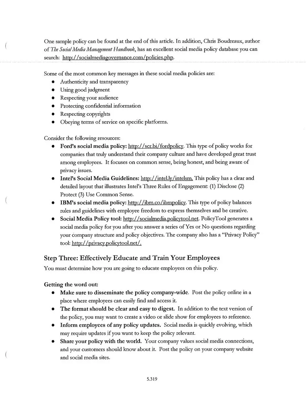 Page 5 of 10, Social Media Compliance