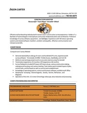 Page 1, Jason Carter Resume