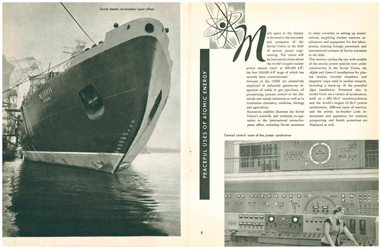 Page 3 of 10, 1959 New York World's fair USSR Exhibit Pamphlet