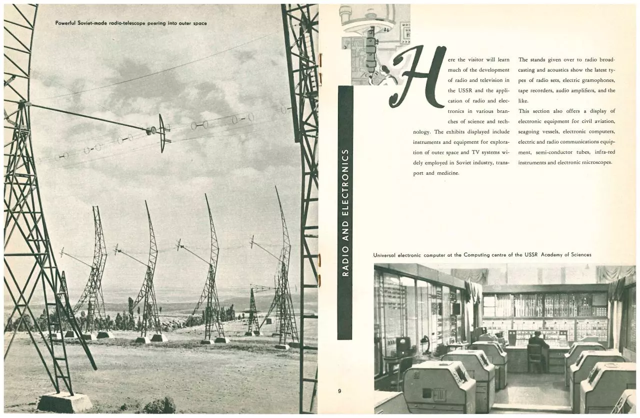 Page 5 of 10, 1959 New York World's fair USSR Exhibit Pamphlet