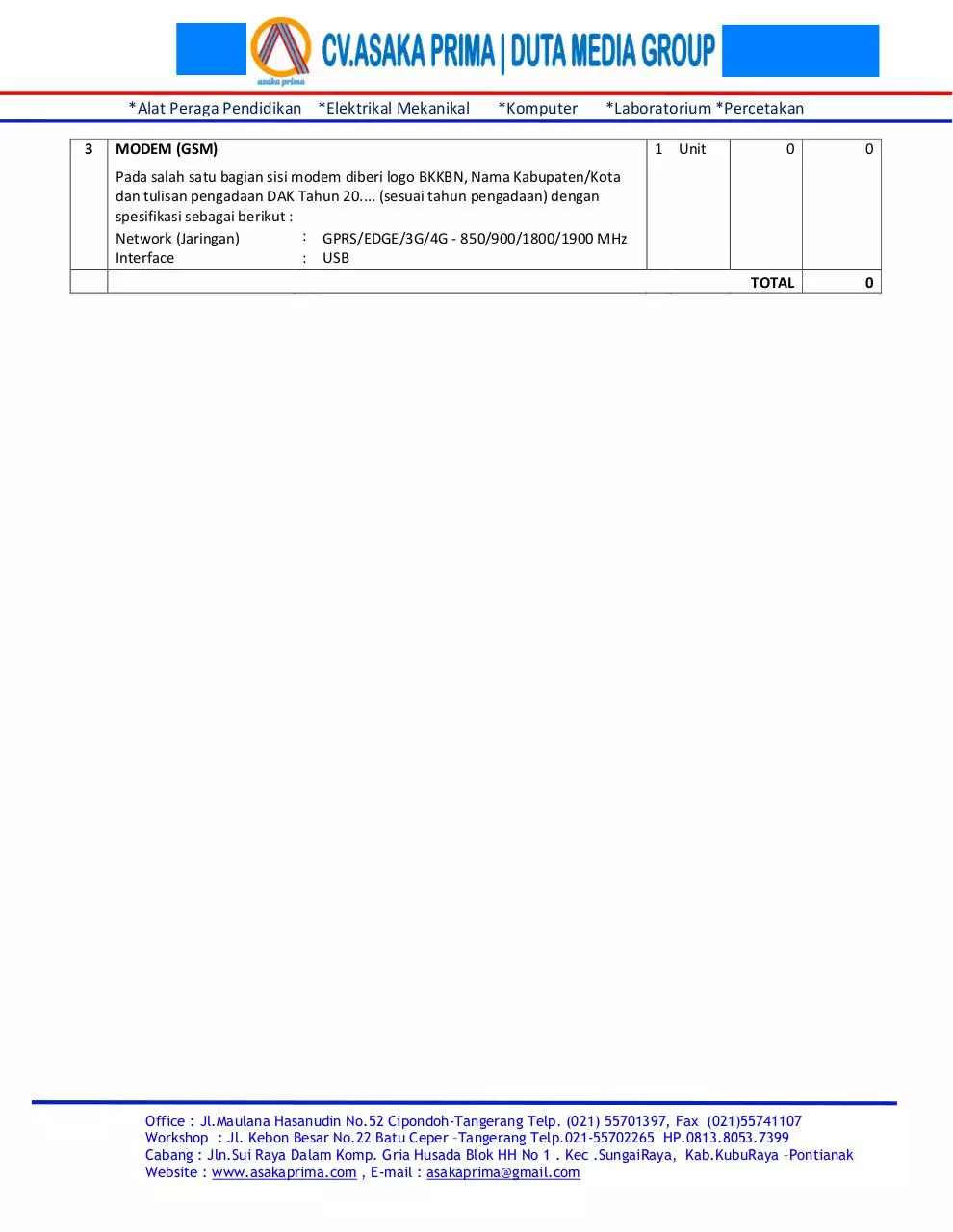 Page 2 of 2, RAB PC KOMPUTER BKKbN 2017 ~ CV.ASAKA PRIMA