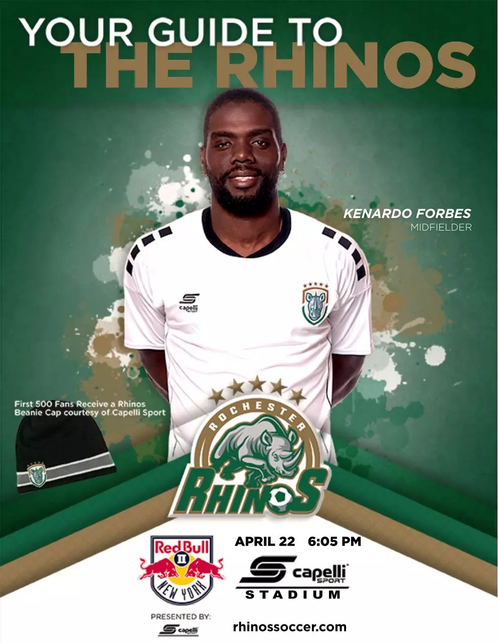 Page 1 of 16, RhinosvsNYGamedayProgram