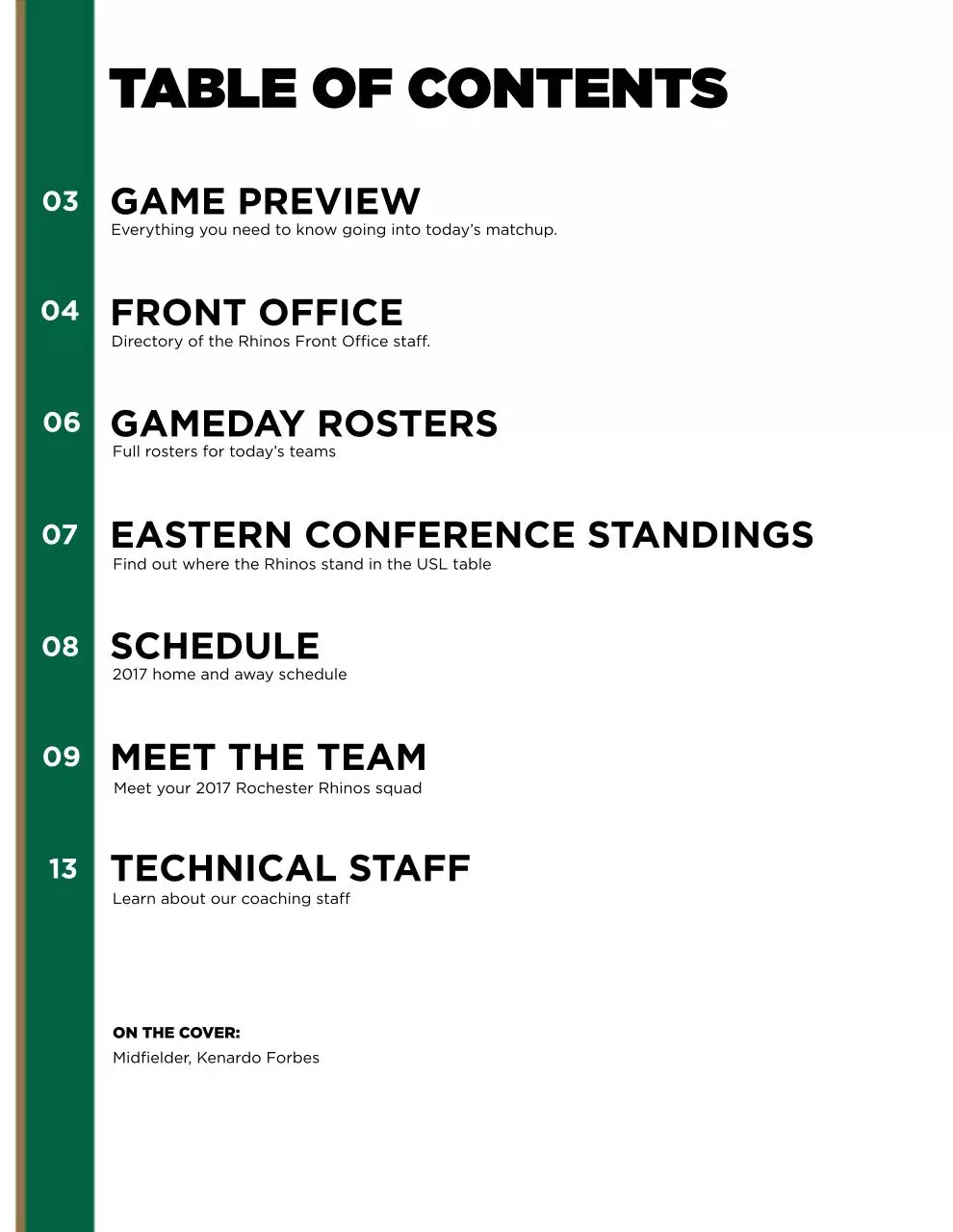Page 3 of 16, RhinosvsNYGamedayProgram