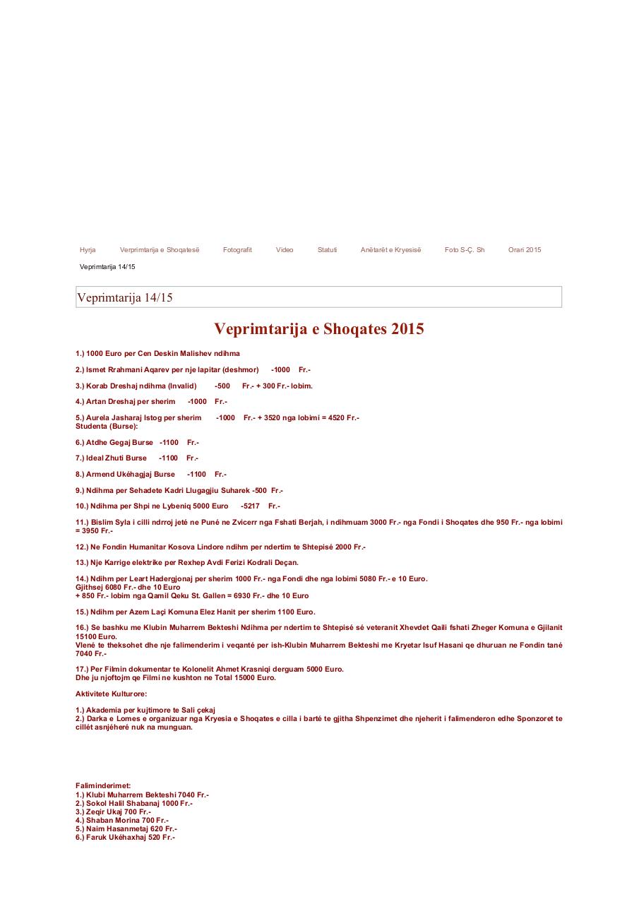 Document preview Veprimtarija_2015_2014.pdf - page 1/5