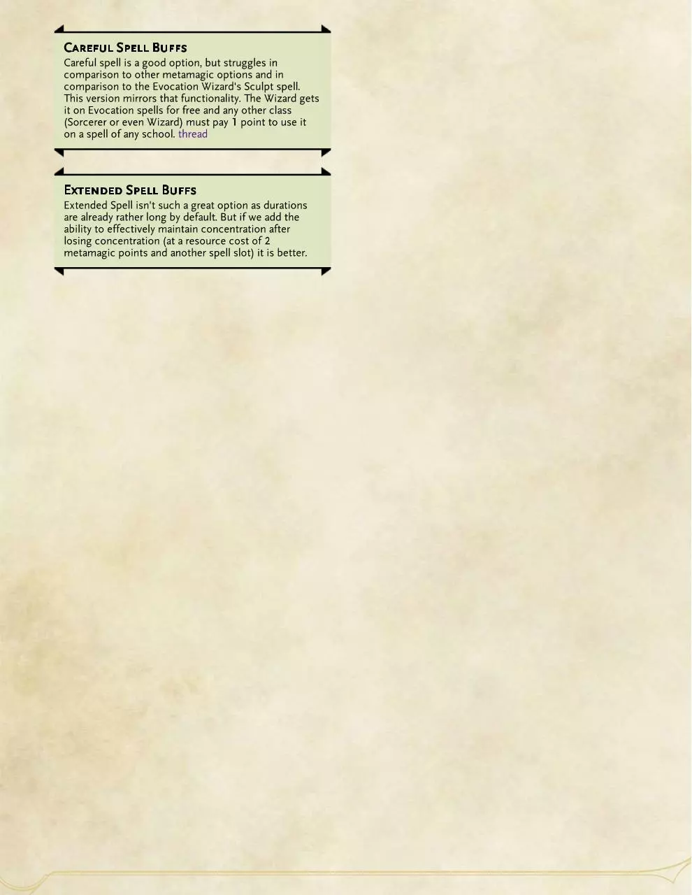 Page 2 of 2, metamagic