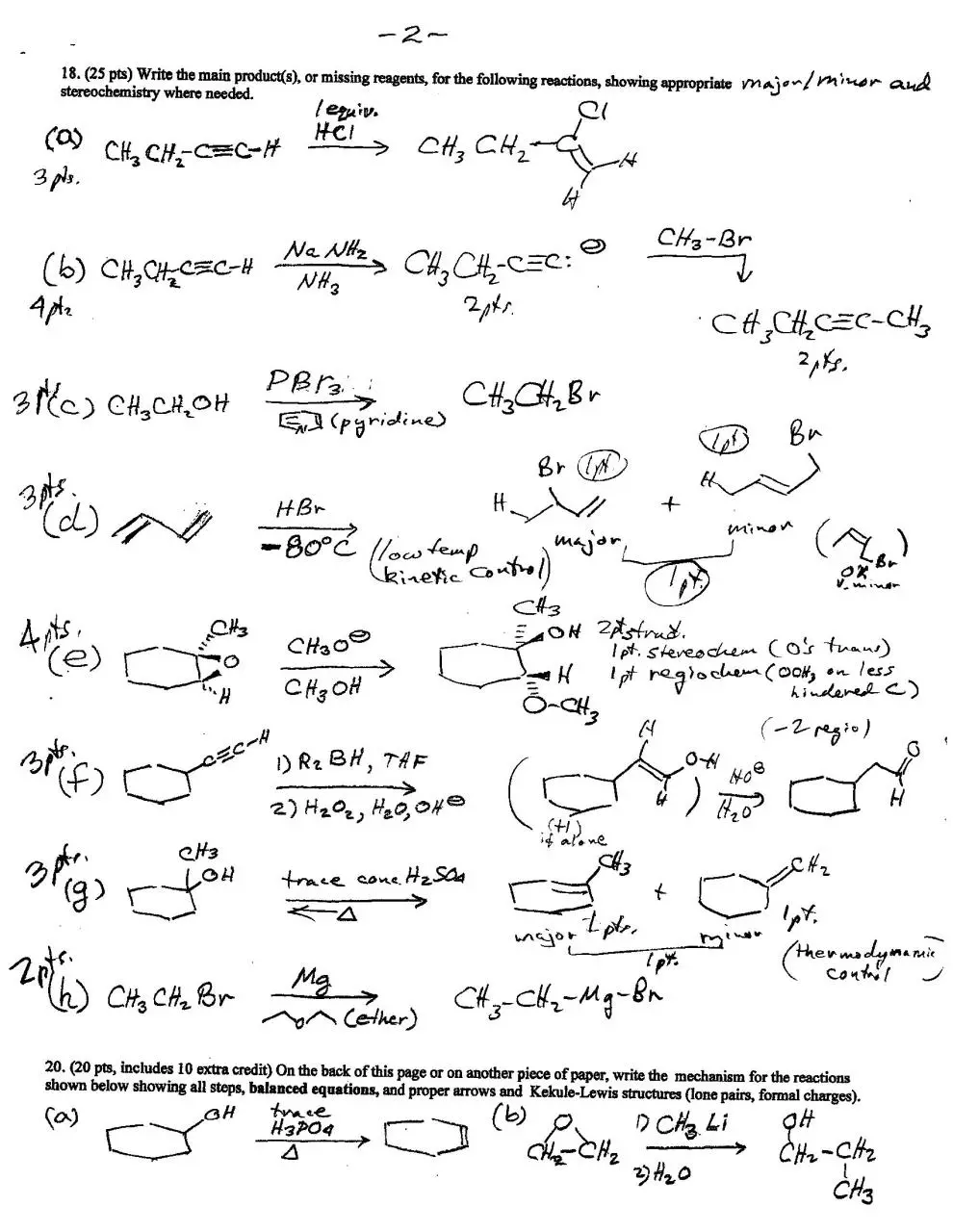Page 2 of 3, Chem109BMT1S17anskey