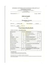 Page 3, Tourismusschule Zeugnisse