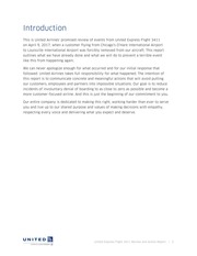 Page 2, United Flight 3411 Review and Action Report FINAL