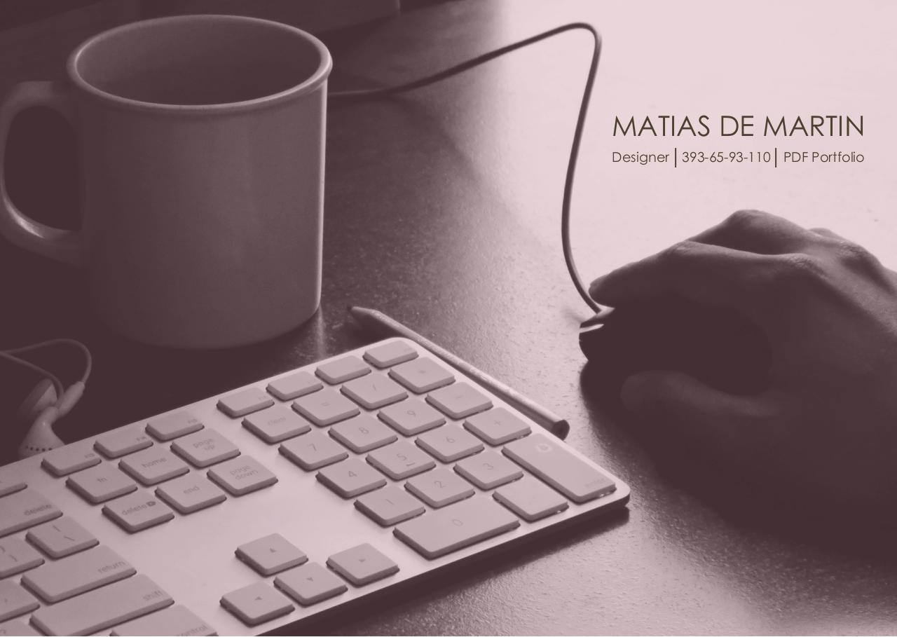 Matias De Martin Portfolio Grafico.pdf - page 1/27