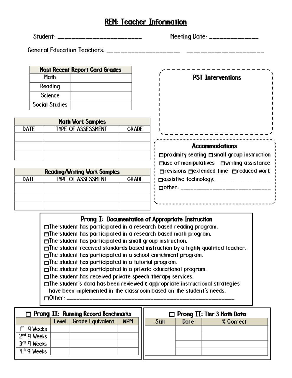 Document preview REM Teacher form.pdf - page 1/1