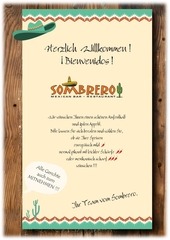 Page 1, Speisekarte Sombrero