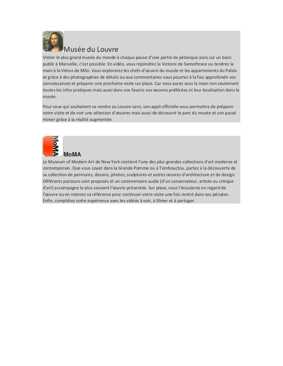 Document preview Application mobile_MusÃ©e.pdf - page 2/2