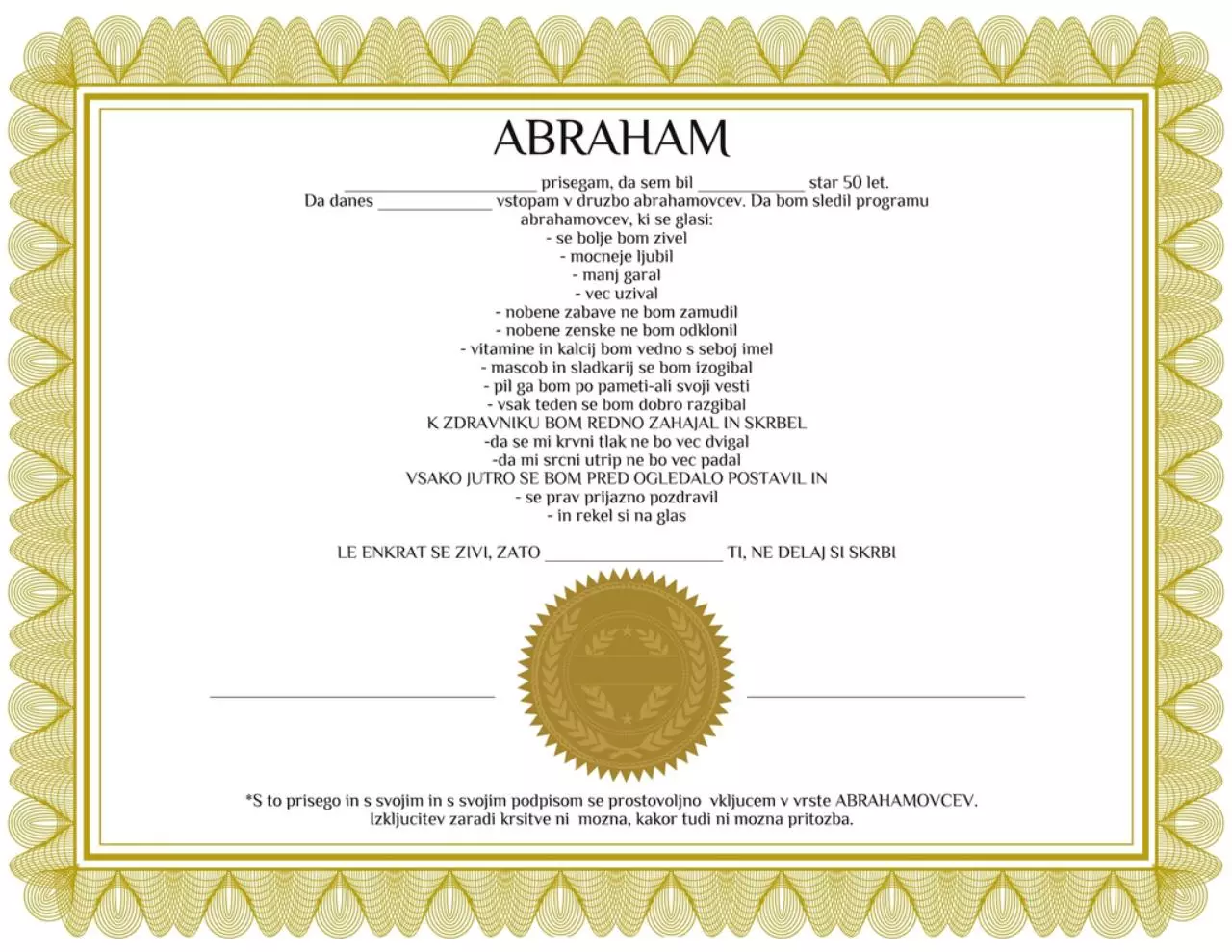 Page 1 of 3, funky diplome abraham