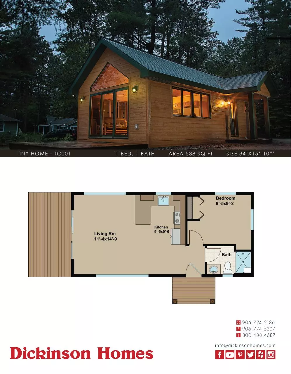 Page 2 of 2, Tiny Home Handout