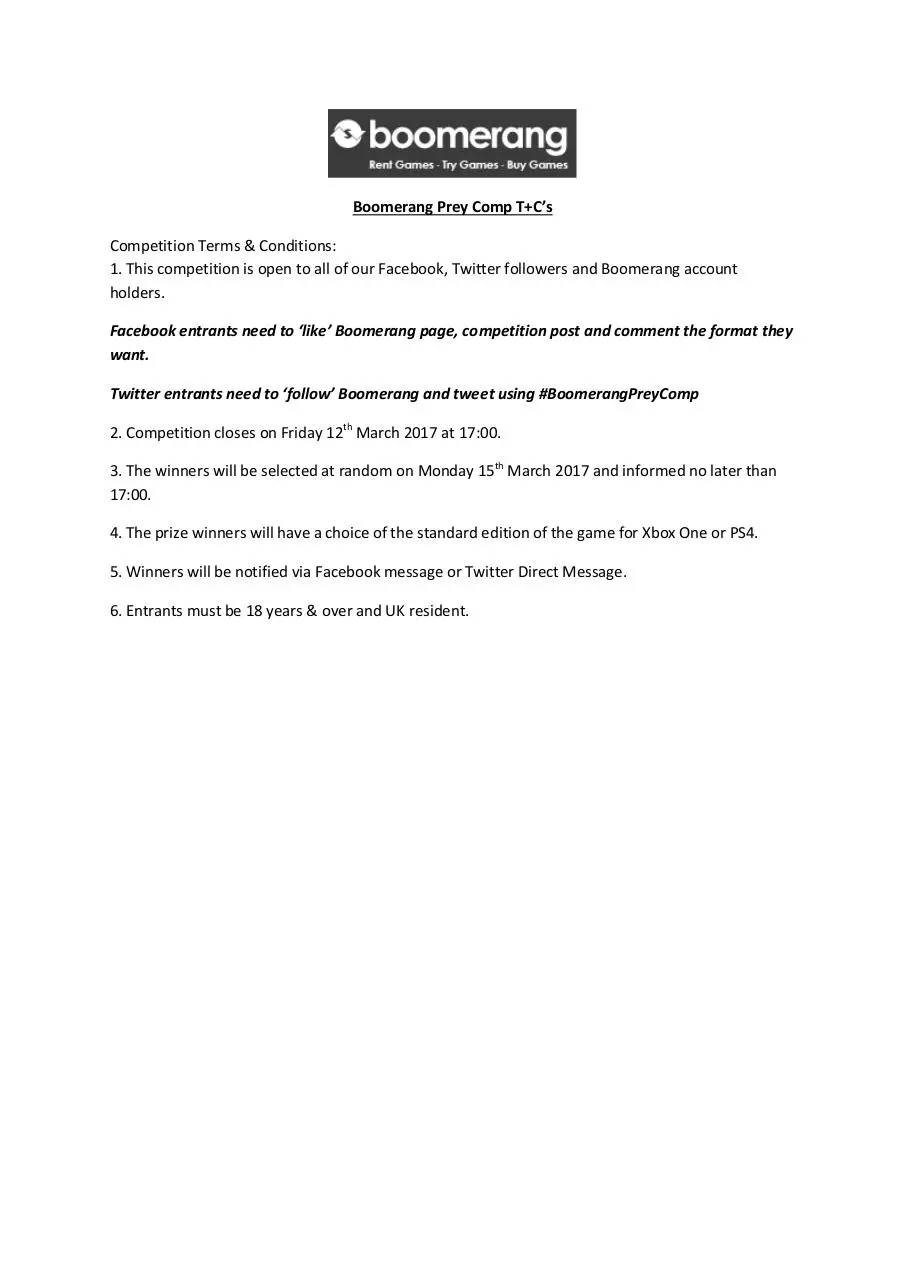 Document preview - Boomerang Prey Comp T.pdf - Page 1/1