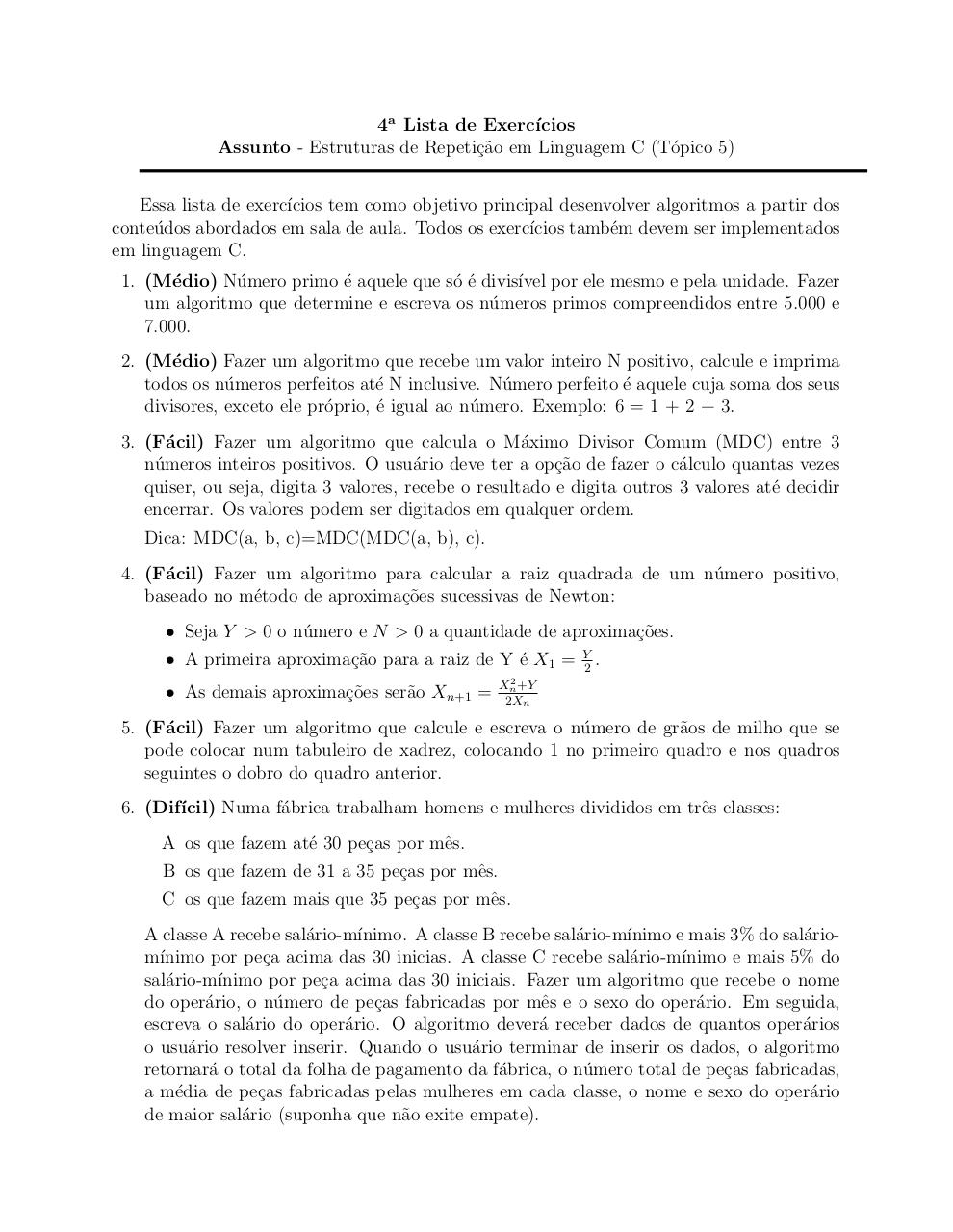 Document preview Lista 4.pdf - page 1/2