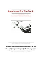 Page 1, 2016ElectionOpinionSurveyResults