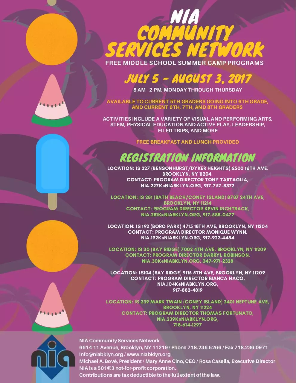 Document preview - Free Summer Camp Programs 5.8.17.pdf - Page 1/1