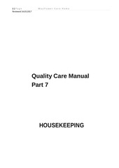 housekeeping policies completed