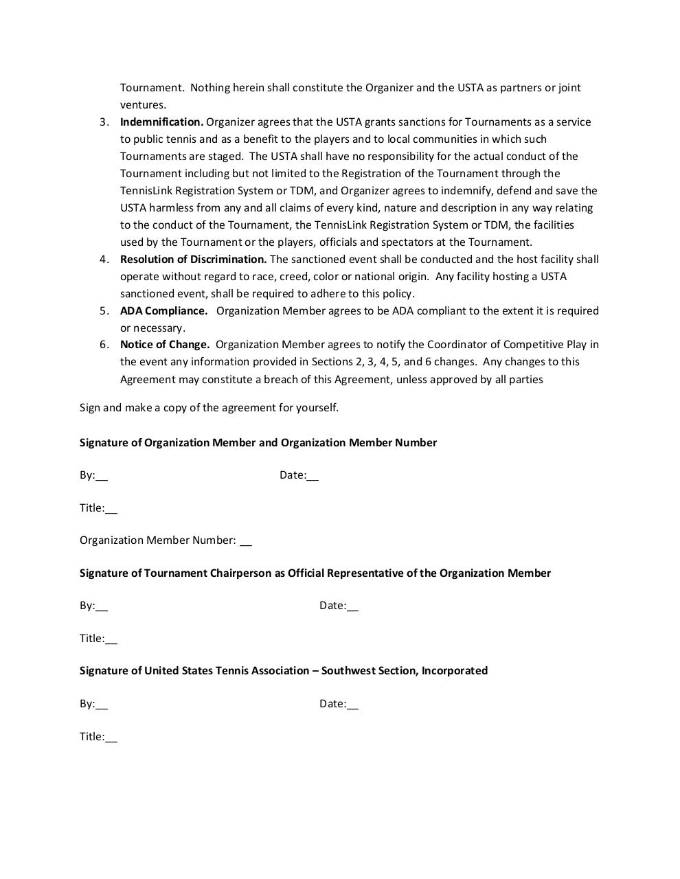 Document preview 2018 Adult_Senior Tournament Director agreement.pdf - page 3/3