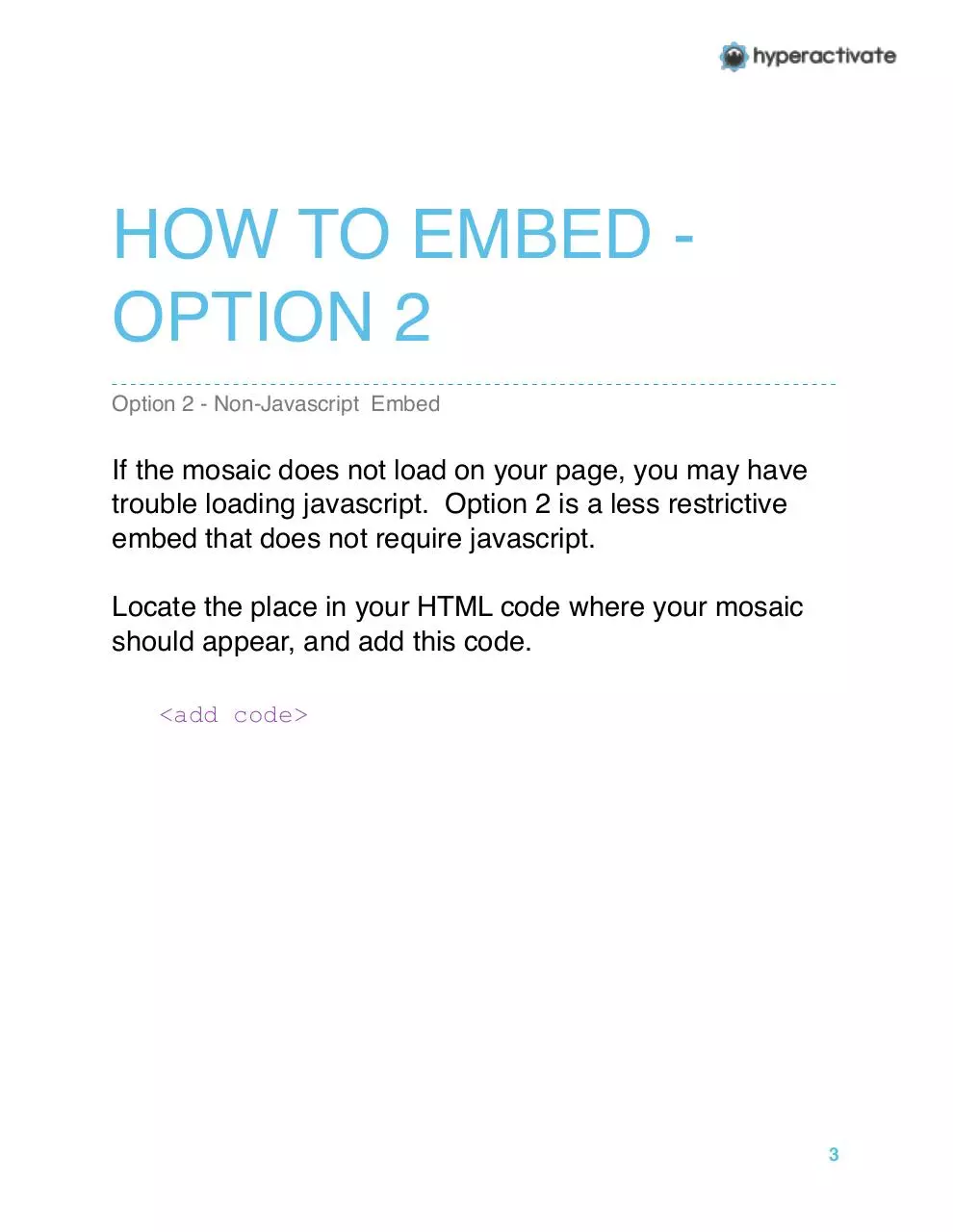 Page 3 of 7, Embed Guide