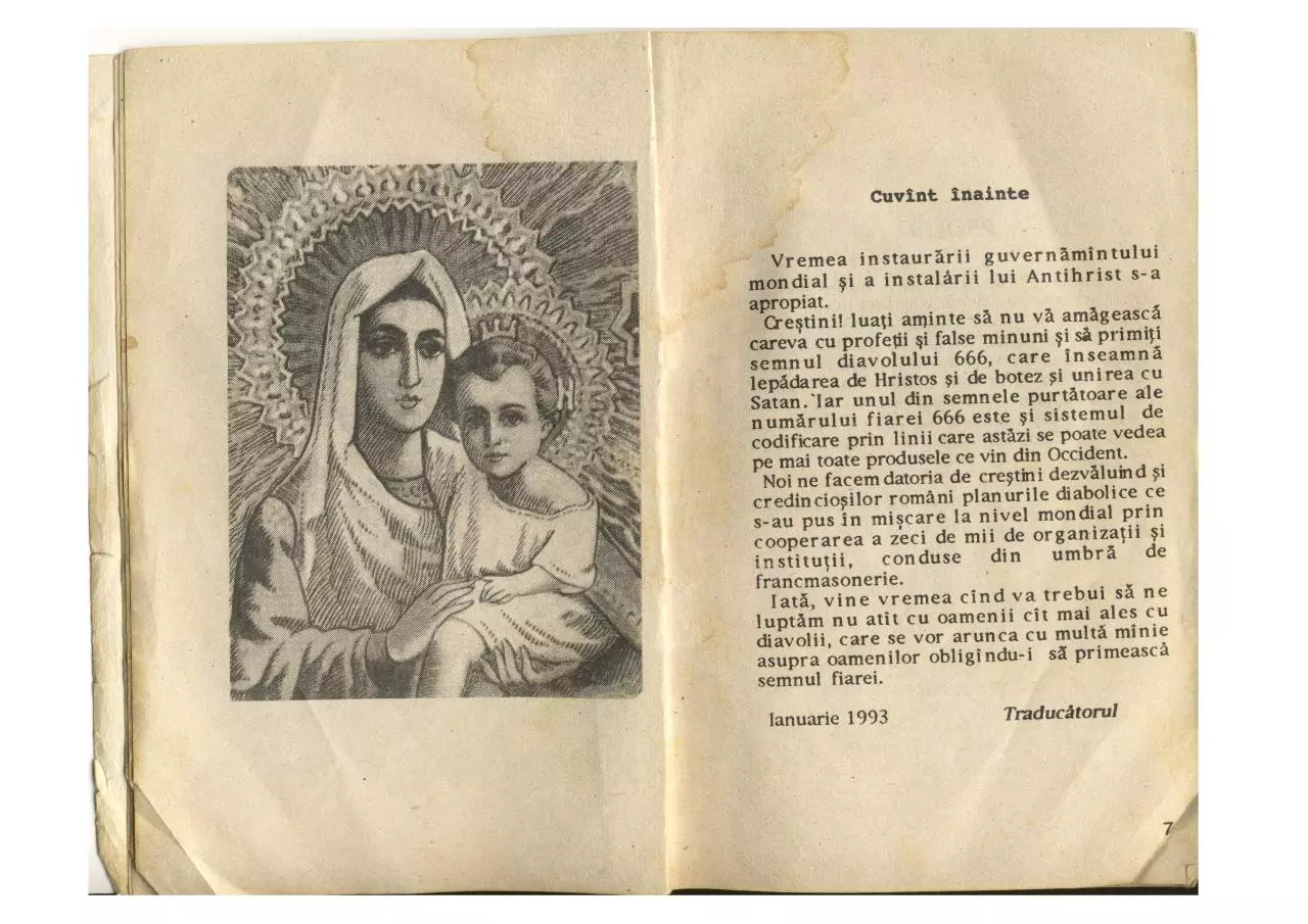 Page 5 of 34, Nu vÄƒ lepÄƒdaÅ£i de Hristos. Nu vÄƒ însemnaÅ£i cu 666.
