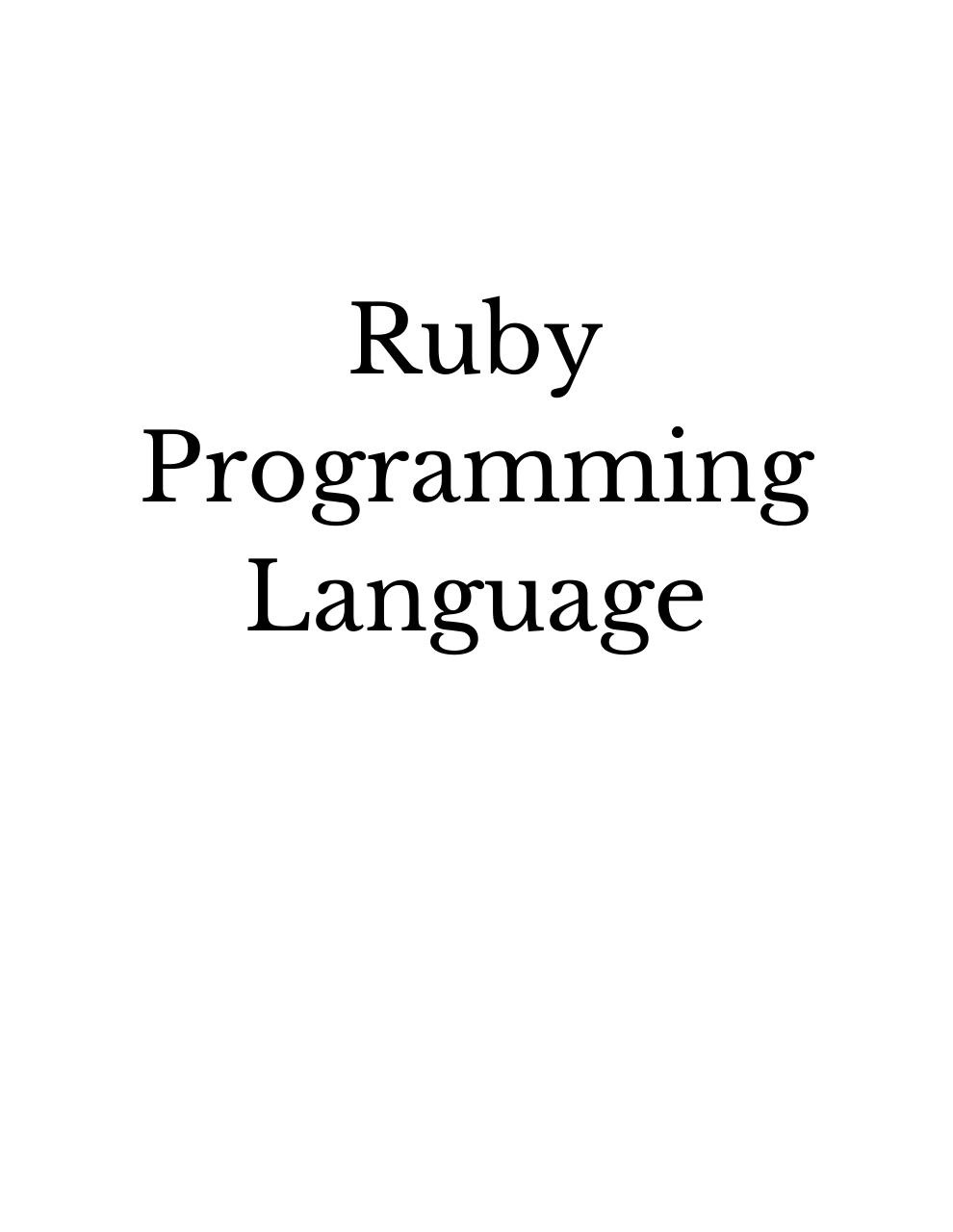 RubyProgrammingLanguage.pdf - page 1/25