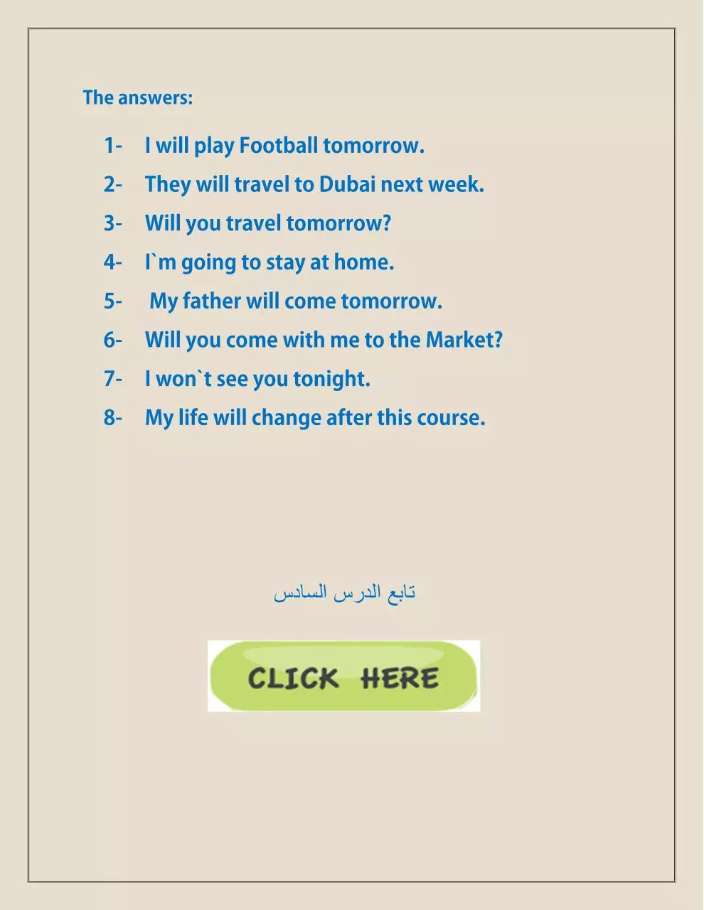 Page 3 of 3, future simple