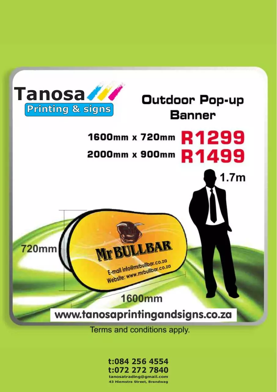Page 5 of 21, Product Catalogue Tanosa Printing and Signs