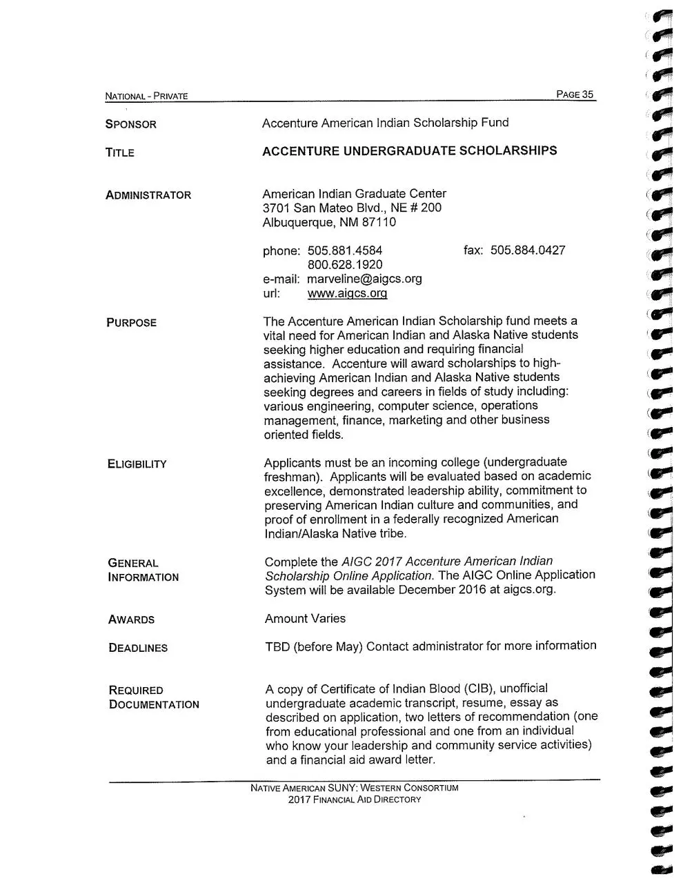 Page 1 of 1, Accenture undergraduate scholarships