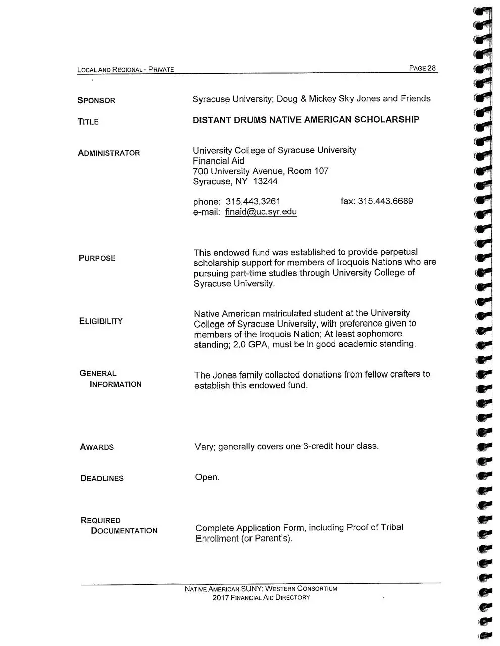 Page 1 of 1, distant drums native american scholarship local and regional
