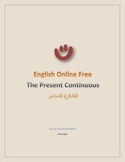Page 1, Present continuous