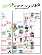 Page 1, SUPERSTARS SUMMER SCHEDULE