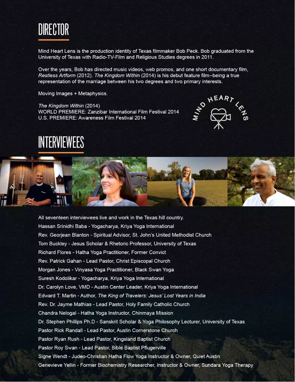 Page 2 of 4, The Kingdom Within Press Kit